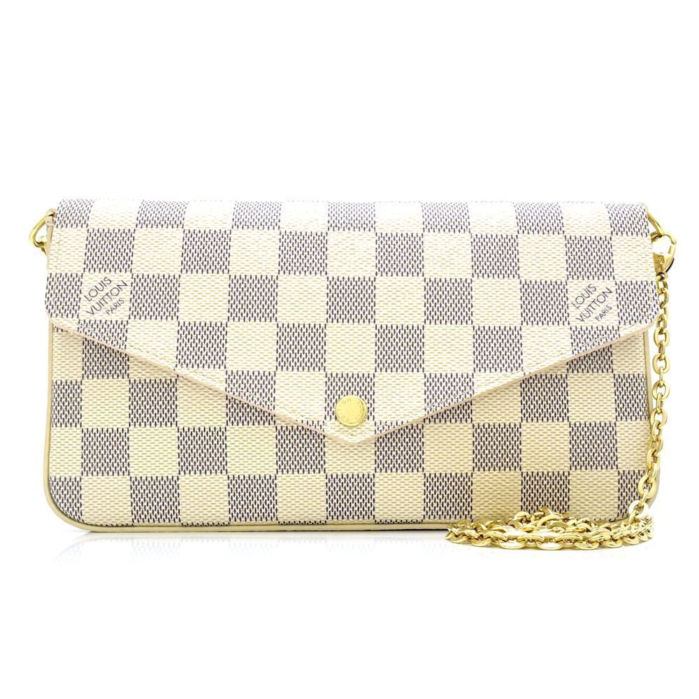Louis Vuitton Damier Azur Pochette Diagonal Hanging 2WAY